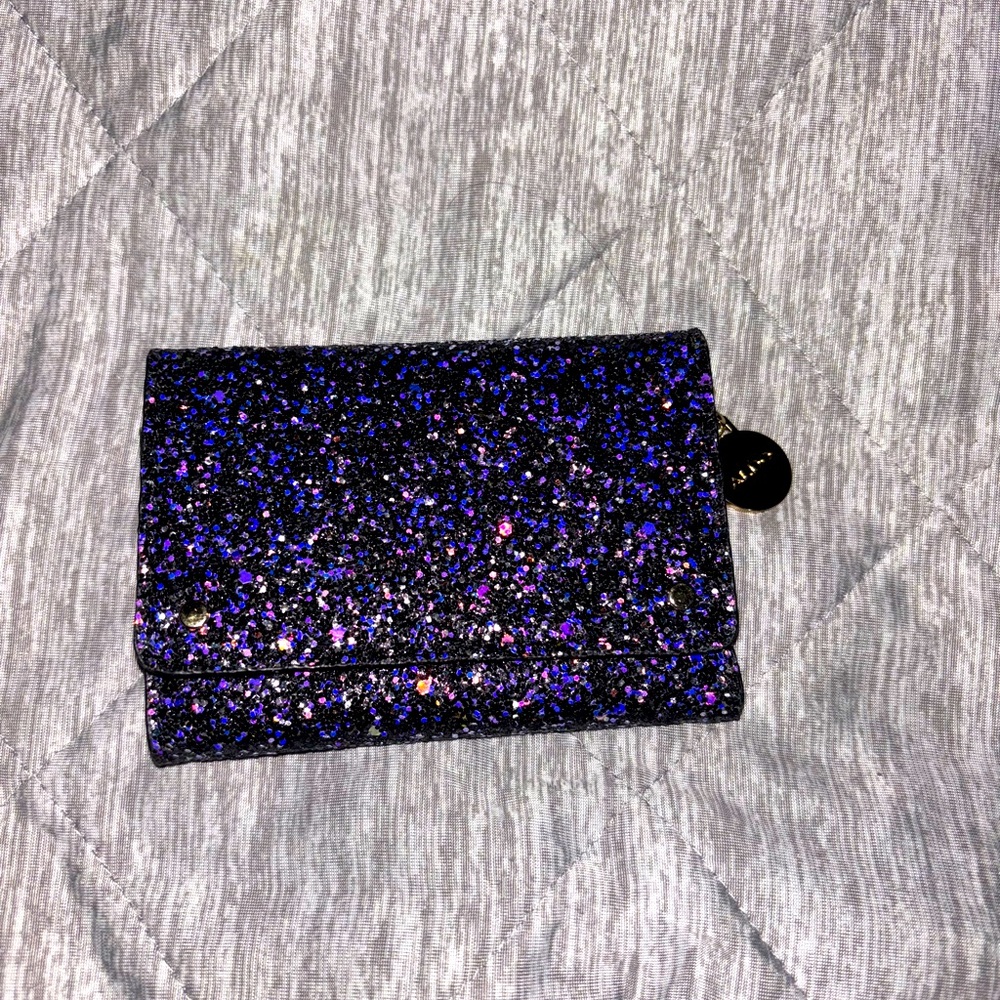 Aldo Glitter Snap Wallet